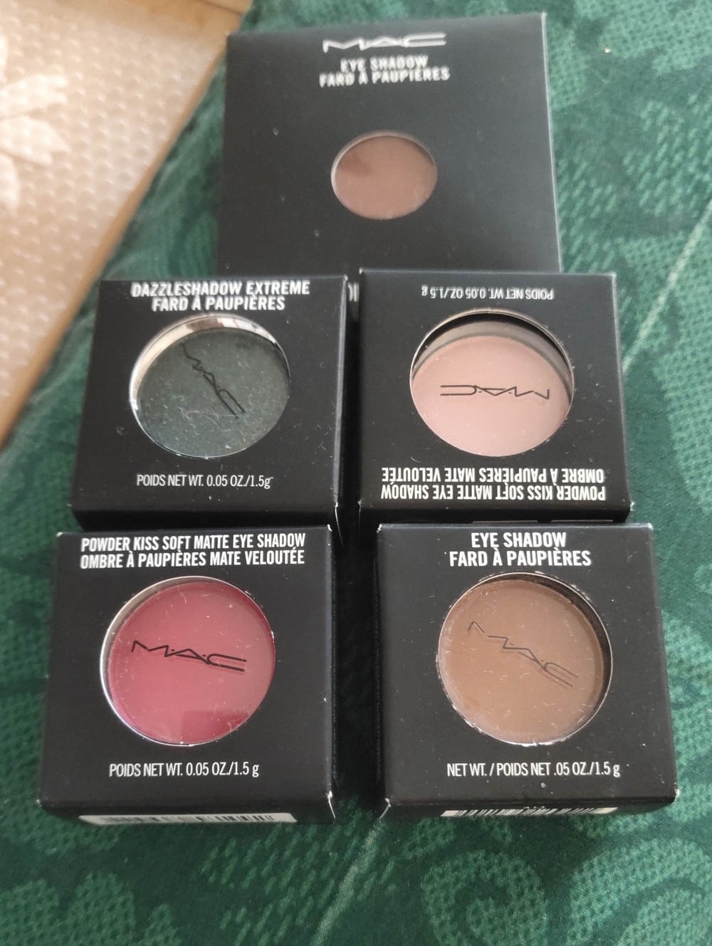 5pc Bundle mac SINGLE eyeShadow